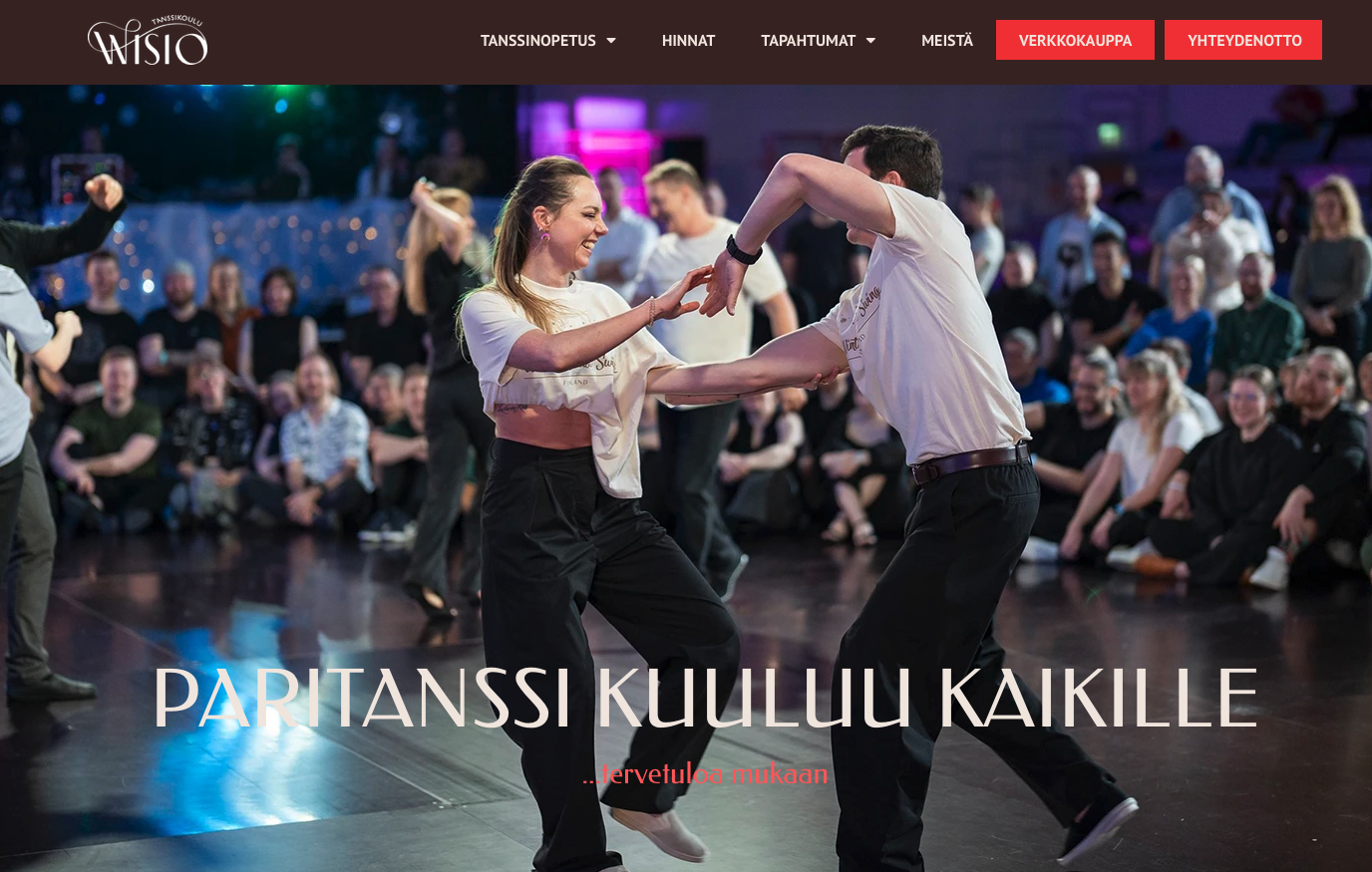 Tanssiwisio.fi – Paritanssi kuuluu kaikille – Tanssikoulu Wisio