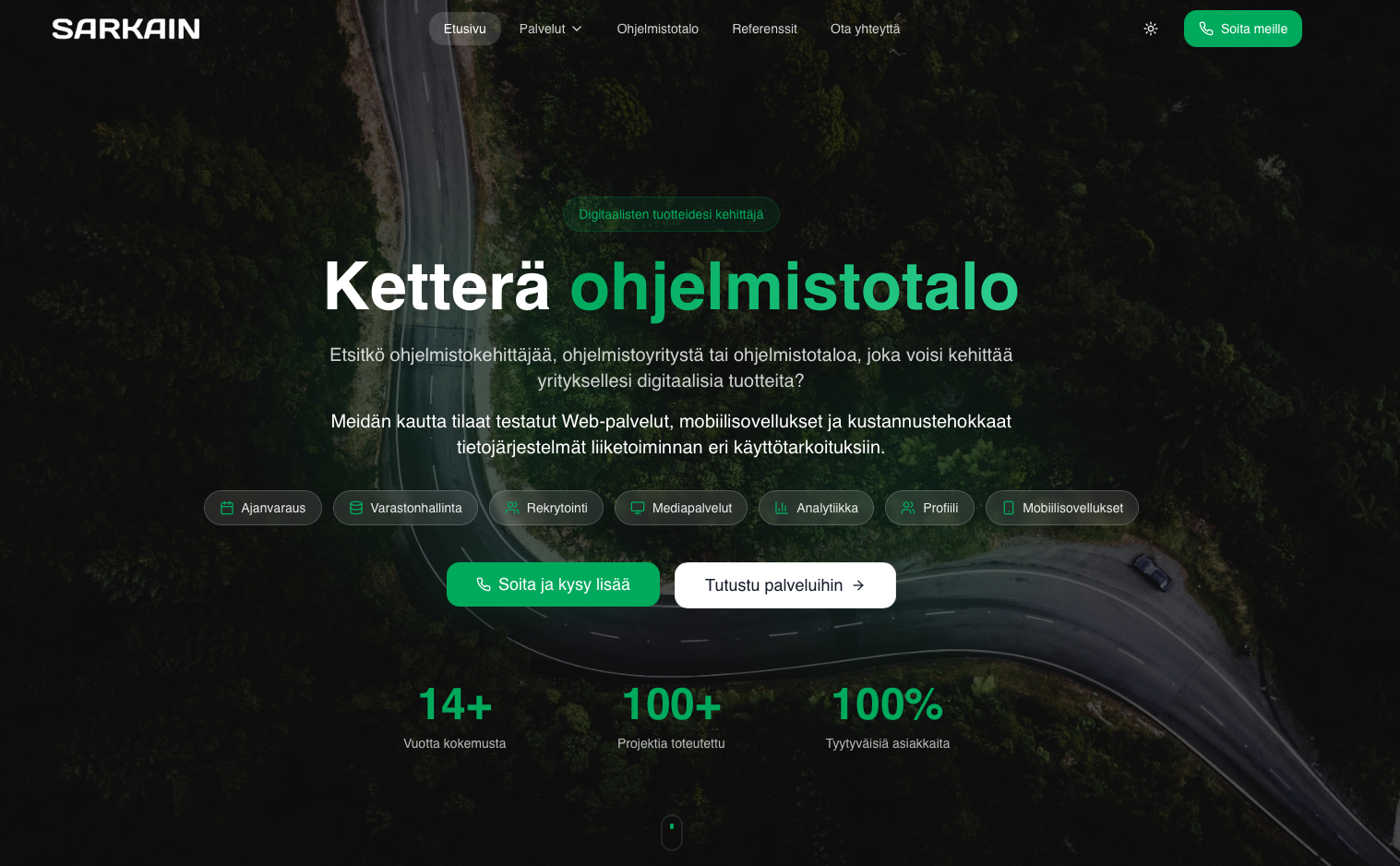 Sarkain.fi – Ketterä ohjelmistotalo