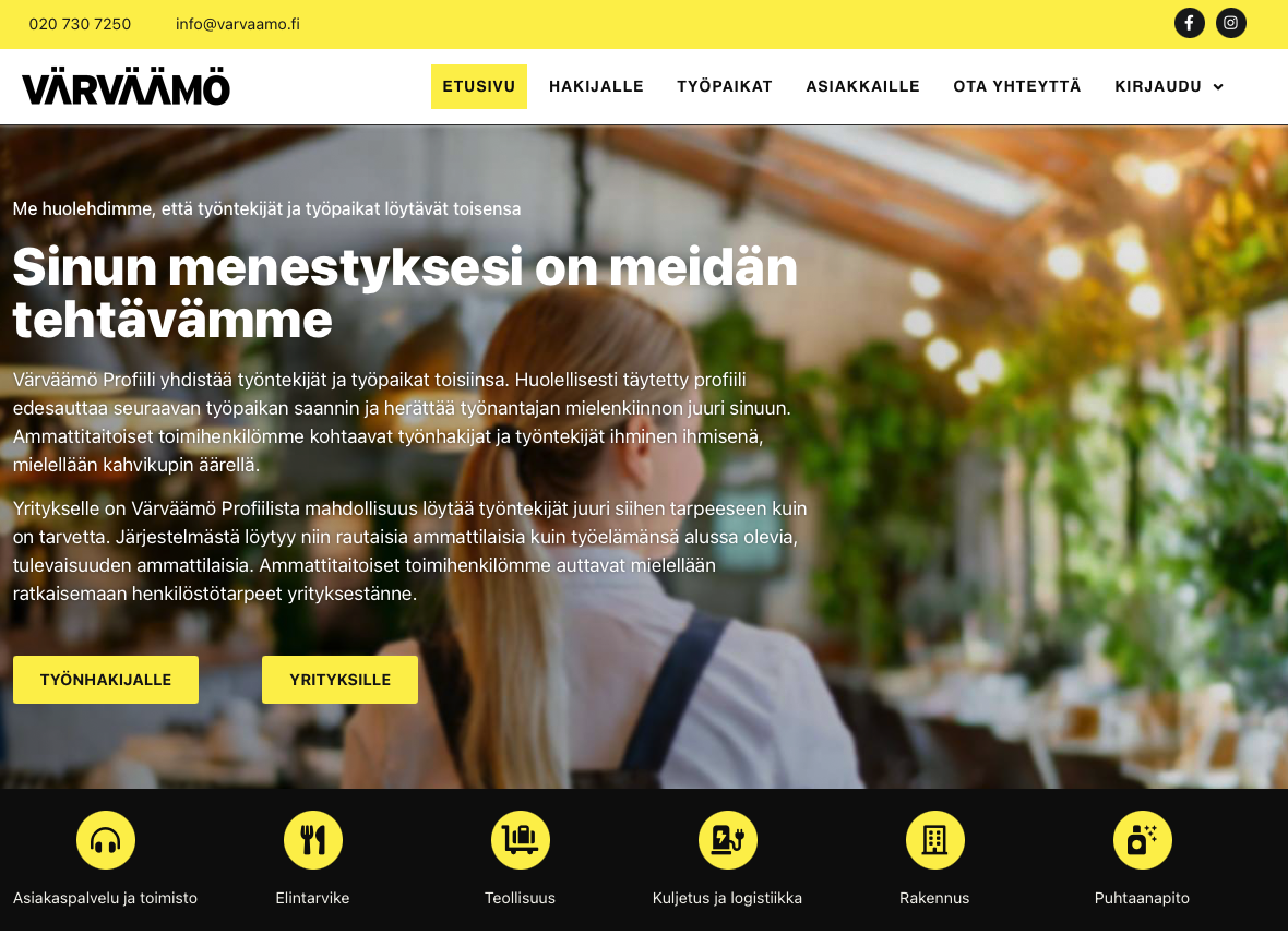 Varvaamo.com – Henkilöstöpalveluita – työntekijät ja työpaikat kohtaavat